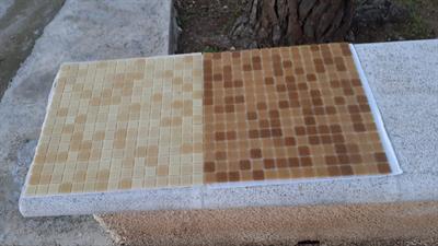 Mosaico bicolore o monocolore